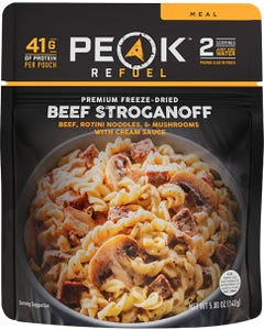 Peak Refuel Beef Stroganoff Freeze-Dried Meal Pouch