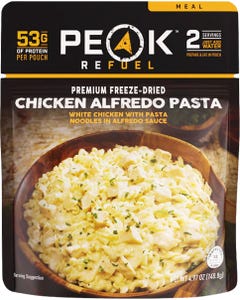 Peak Refuel Chicken Alfredo Freeze-Dried Meal Pouch