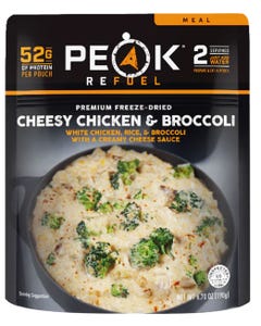 Peak Refuel Cheesy Broccoli Chicken & Rice Freeze-Dried Meal Pouch